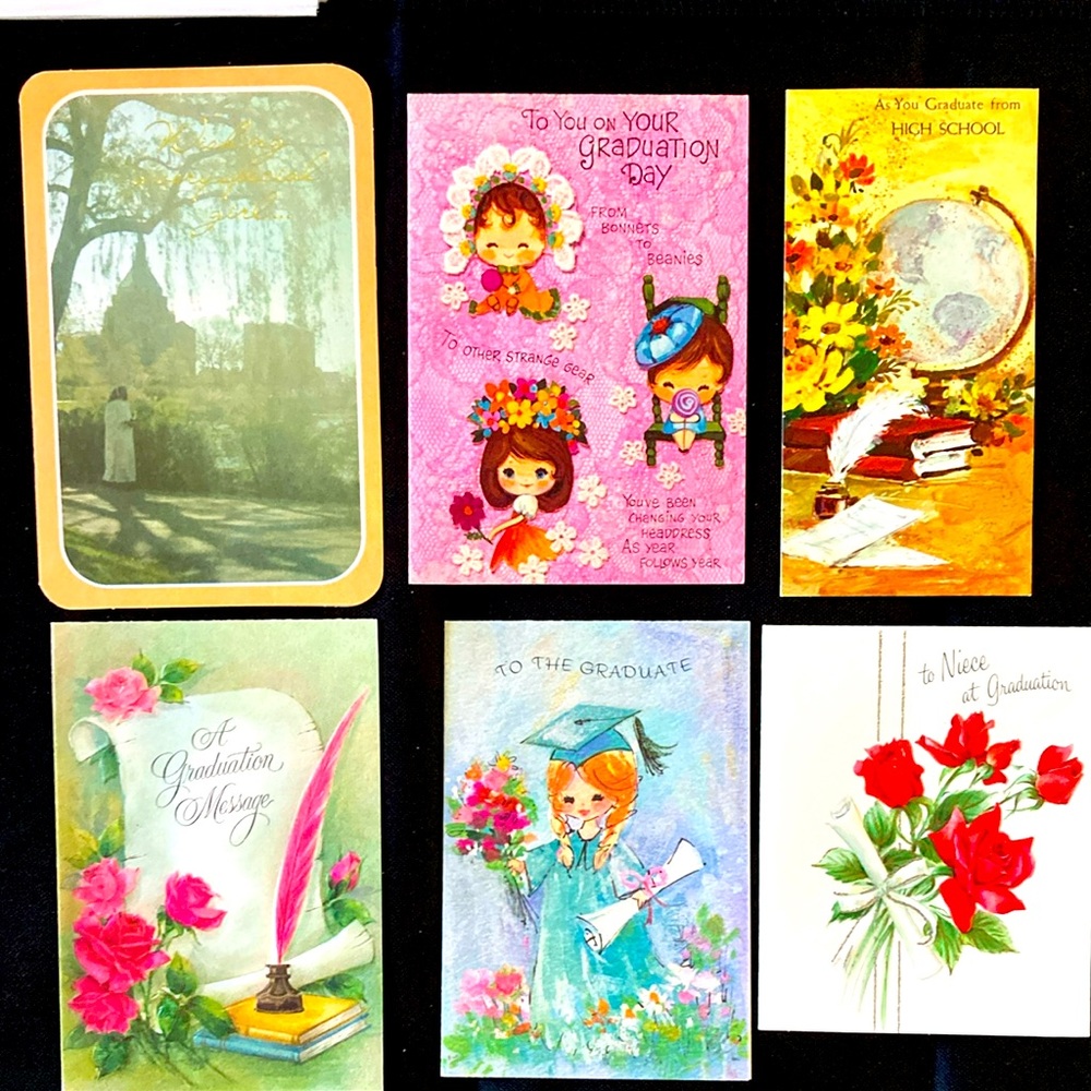 Vintage Unused Greeting Cards w/ Envelopes - Set of 10